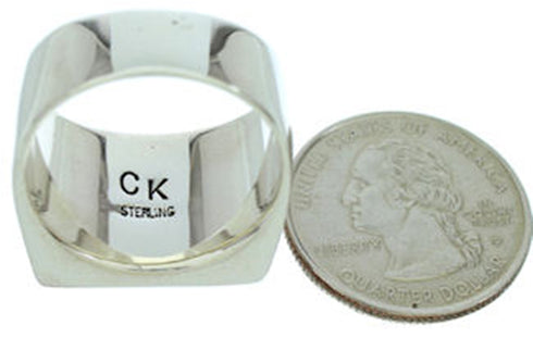 Multicolor Sterling Silver Southwest Jewelry Ring Size 11-3/4 YS72789