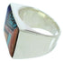 Multicolor Silver Southwest Jewelry Ring Size 9-3/4 YS72812