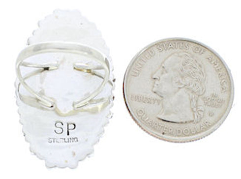 Multicolor Genuine Sterling Silver Southwestern Ring Size 7 BW73064