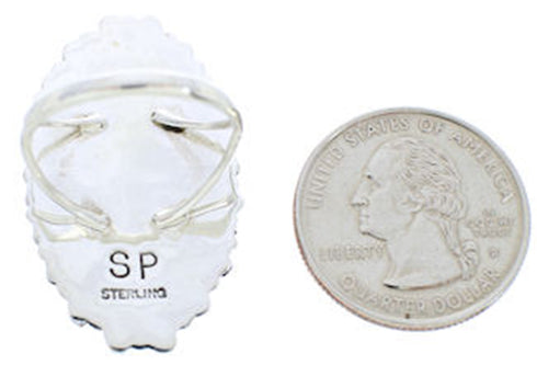 Multicolor Jewelry Southwestern Silver Ring Size 5-3/4 BW73068