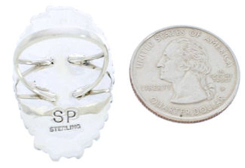 Multicolor And Sterling Silver Ring Size 6-3/4 BW73114