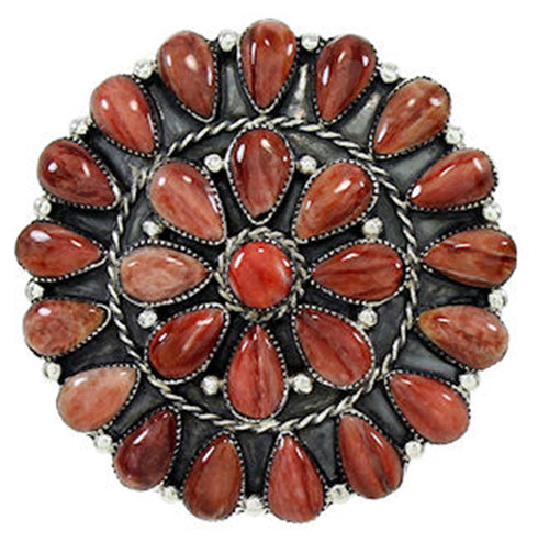 Large Statement Red Oyster Shell Southwest Ring Size 9-3/4 BW72981