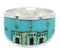 Multicolor Jewerly Native American Design Ring Size 7-3/4 YS73088