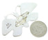 Jewelry Large Statement Oyster Shell Butterfly Ring Size 8-1/4 PS72889