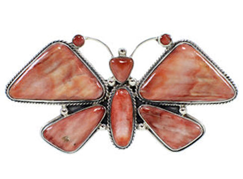 Large Statement Butterfly Oyster Shell Ring Size 7-3/4 PS72892
