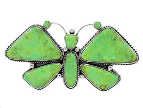 Large Statement Turquoise Butterfly Southwest Ring Size 9 PS72937