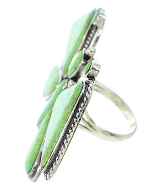 Large Statement Turquoise Butterfly Southwest Ring Size 9 PS72937