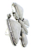 Large Statement Howlite Southwest Butterfly Ring Size 6-3/4 PS72987