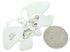 Large Statement Howlite Southwest Butterfly Ring Size 6-3/4 PS72987