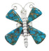 Large Statement Turquoise Southwest Butterfly Ring Size 8-1/4 PS73022