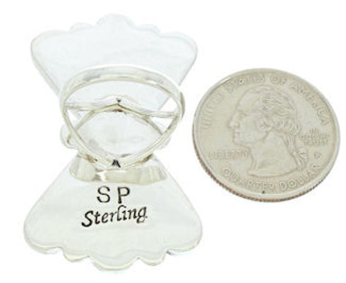 Sterling Silver Turquoise Large Statemnet Ring Size 6-1/2 BW74442