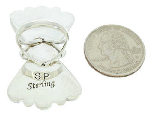 Large Statement Piece Turquoise Jewelry Ring Size 5-1/2 BW74454