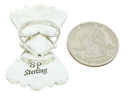 Southwest Jewelry Turquoise Large Statement Ring Size 5-3/4 BW74460