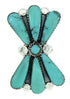 Turquoise Large Statement Piece Southwestern Ring Size 6-1/2 BW74458