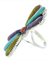 Southwestern Large Statement Piece Multicolor Ring Size 6-1/2 BW74473