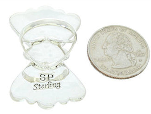 Turquoise Large Statement Piece Jewelry Silver Ring Size 8-1/2 BW74721