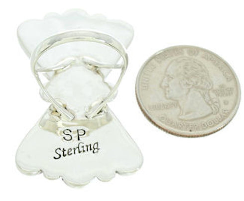 Southwest Turquoise Jewelry Large Statement Ring Size 8-1/2 BW74502