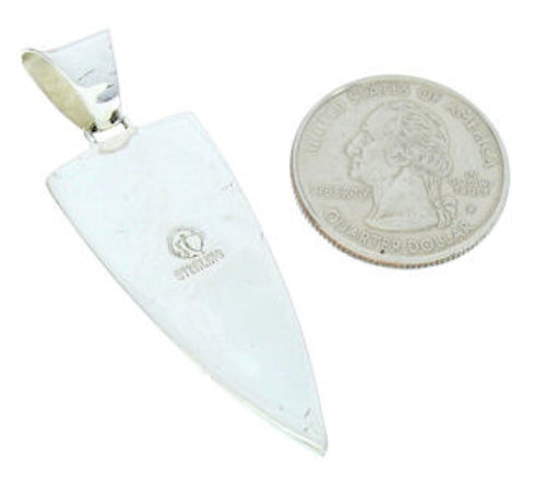 Southwestern Multicolor Sterling Silver Pendant AX23344