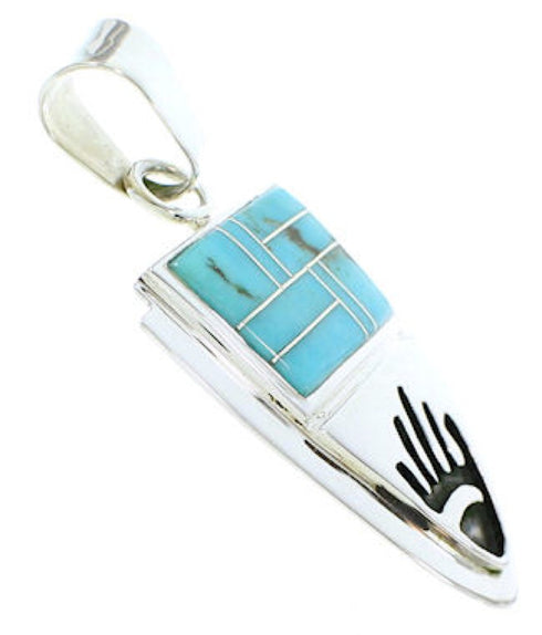 Hand Sterling Silver Turquoise Jewelry Pendant YS73201