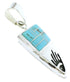 Hand Sterling Silver Turquoise Jewelry Pendant YS73201