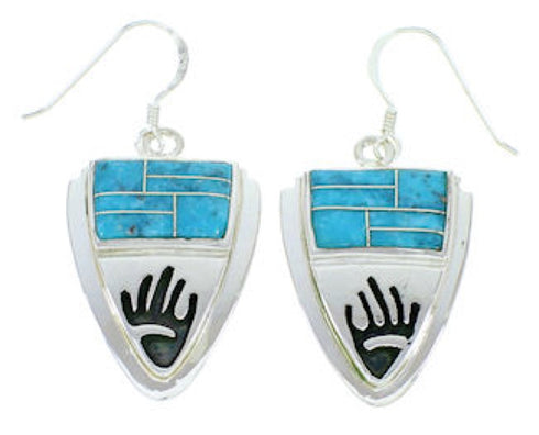 Turquoise Jewelry Hand Southwest Hook Earrings YS73231
