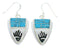 Turquoise Jewelry Hand Southwest Hook Earrings YS73231