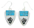 Turquoise Jewelry Hand Southwest Hook Earrings YS73231