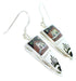 Multicolor Native American Pueblo Design Hook Earrings YS73238