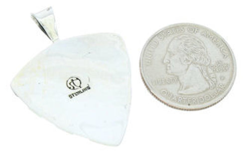 Turquoise Inlay Sterling Silver Pendant GS75867