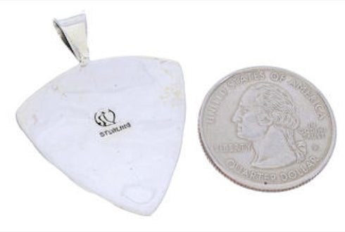 Sterling Silver Jewelry Turquoise Southwestern Pendant GS75897