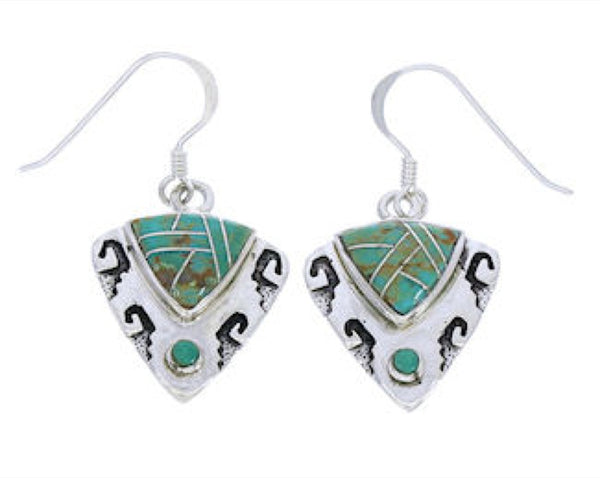 Sterling Silver Jewelry Turquoise Southwest Earrings GS75838