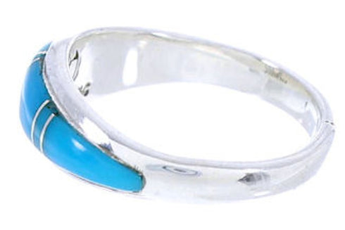 Turquoise Silver Southwestern Ring Size 5-1/4 MW74179