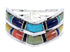 Sterling Silver Southwest Multicolor Ring Size 8-1/4 GS73918