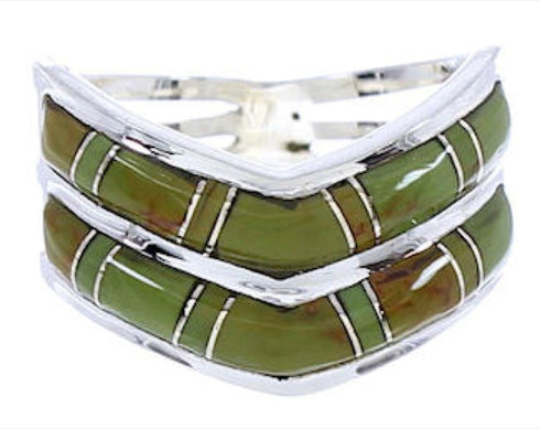 Silver Jewelry Turquoise Southwest Ring Size 4-3/4 GS73708