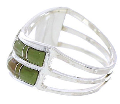 Silver Jewelry Turquoise Southwest Ring Size 4-3/4 GS73708