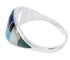Southwest Sterling Silver Multicolor Ring Size 5 GS74101
