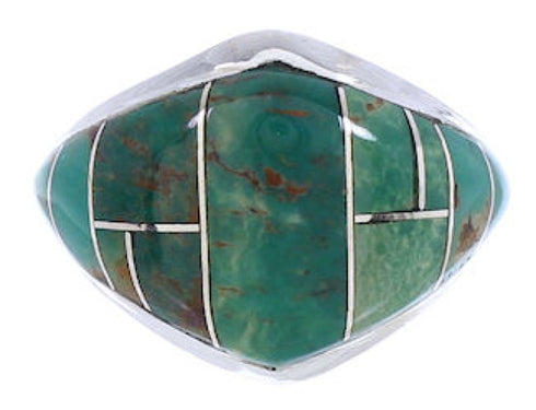 Sterling Silver Jewelry Turquoise Southwestern Ring Size 5 GS74120