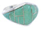 Sterling Silver Turquoise Inlay Southwest Ring Size 6-1/4 GS74135