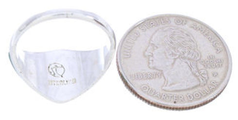 Sterling Silver Turquoise Inlay Southwest Ring Size 6-1/4 GS74135