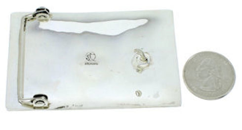 Multicolor Horse Chief Head Jewelry Silver Belt Buckle AW75362