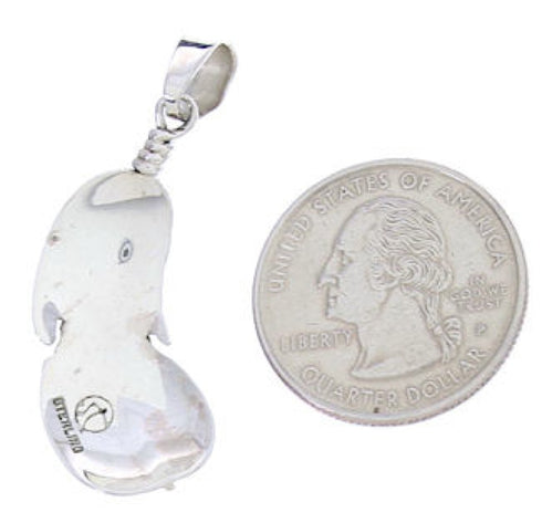 Sterling Silver Multicolor Southwest Feather Pendant Jewelry GS73569