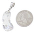 Sterling Silver Multicolor Southwest Feather Pendant Jewelry GS73569