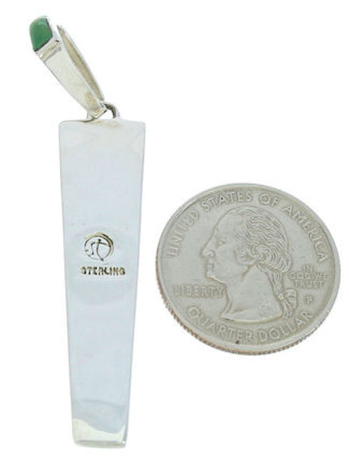 Turquoise Inlay Jewelry Slide Pendant BW76019