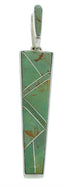 Southwestern Turquoise Inlay Jewelry Slide Pendant BW76022