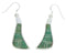Silver Turquoise Inlay Southwestern Jewelry Hook Earrings MW73382