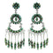 Sterling Silver Southwestern Turquoise Post Dangle Earrings GS73329