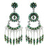 Sterling Silver Southwestern Turquoise Post Dangle Earrings GS73329