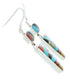 Southwest Multicolor Inlay Hook Dangle Jewelry Earrings BW74242