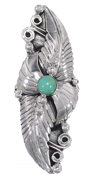 Sterling Silver Turquoise Jewelry Ring Size 6-1/2 UX31881