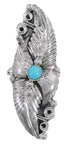 Sterling Silver Turquoise Southwest Ring Size 8-1/4 UX31902